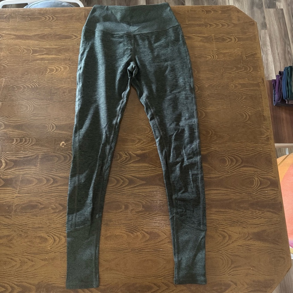 Alo Yoga Alosoft Lounge Legging - Green Heather